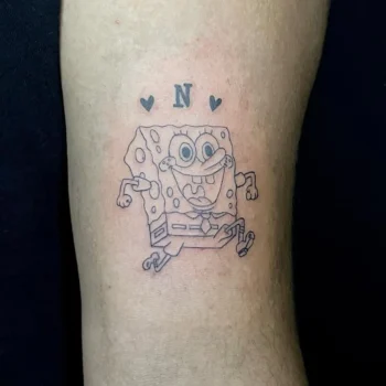 Bob esponja línea fina
