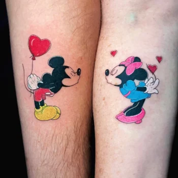 Mickey y Minnie color